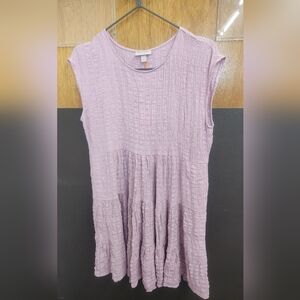Knox Rose Lavender Textured Midi Dress